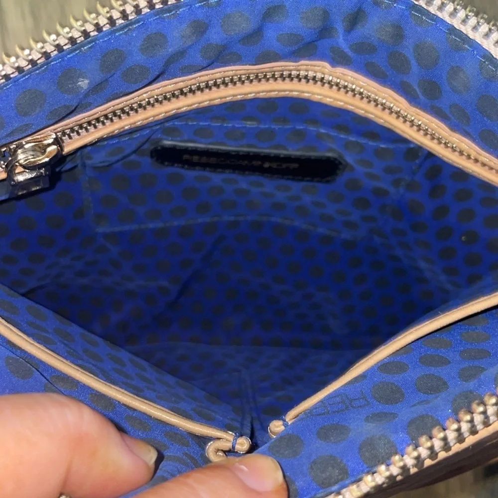 Rebecca Minkoff tan leather crossbody bag